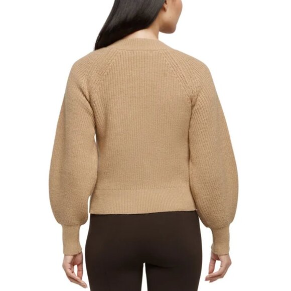 Banana Republic Women's Ribbed Crew Neckline Button Front Cardigan - Picture 4 of 7